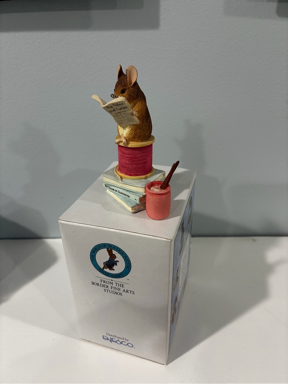 The Tailor of Glouchester Figurine From the Border Fine Arts Studios Brand